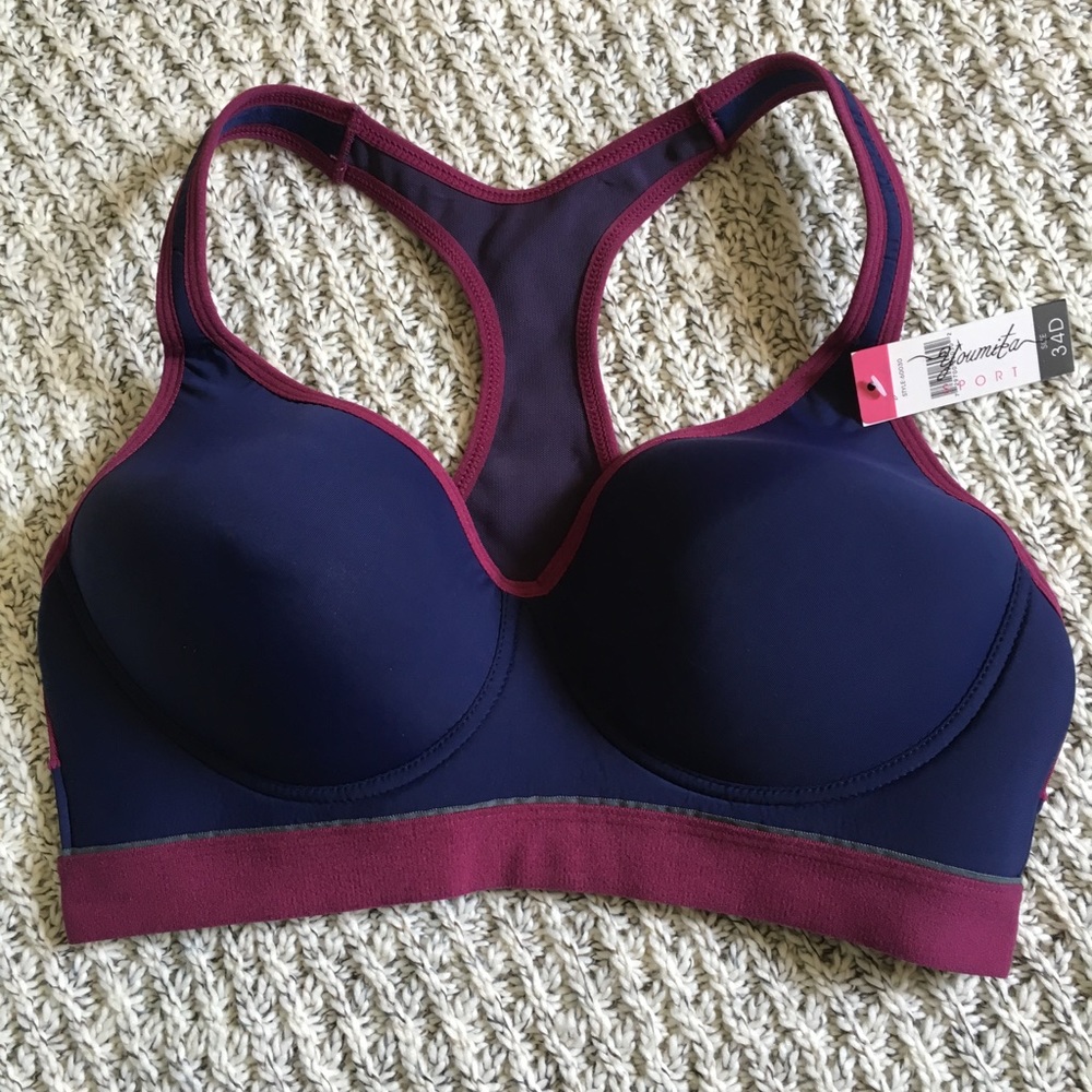 34 D wireless sports bra